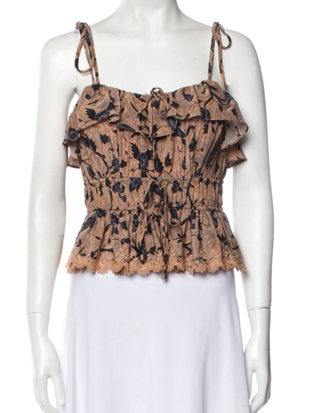 Ulla Johnson Ruffled Peplum Top